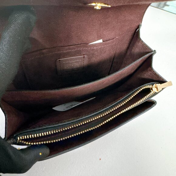 Coach C6040 Foldover Belt Bag In Signature Canvas With Pop Floral Print In Brown - Picture 6 of 9